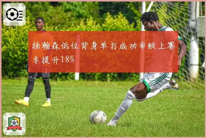 杨瀚森低位背身单打成功率较上赛季提升18%